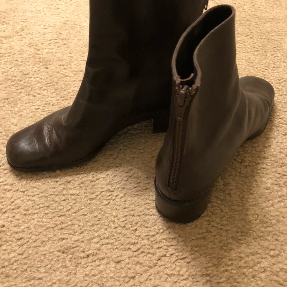 Zenda Brown Calf Boots